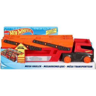 Imagem de Hot Wheels Caminhão Mega Red Hauler 50th Ghr48 Mattel, Colorido, Mega 