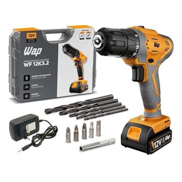 Imagem de Parafusadeira e Furadeira 12v + Maleta E Brocas 12k3.2 - bivolt