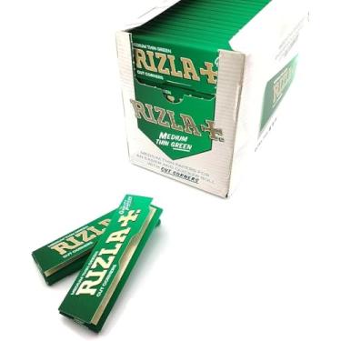 Imagem de Rizla Papéis de rolagem de cigarro verde 100 Livros