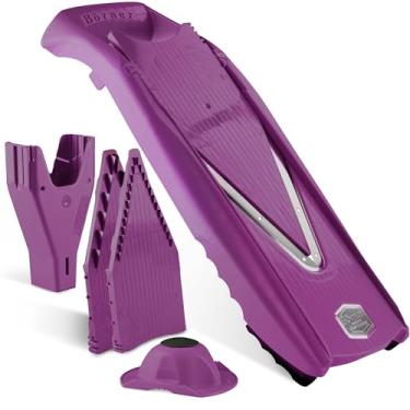 Imagem de Börner Reston Lloyd Mandoline Slicer V5 (conjunto iniciante) • Cortador em V com várias opções de tamanho e suporte seguro para alimentos • Fatiador de cozinha ajustável para legumes e frutas • Cor