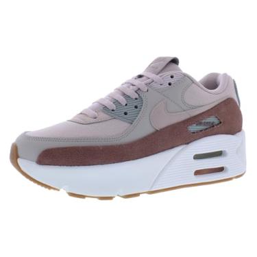 Imagem de Nike Tênis feminino Air Max 90 LV8 (FD4328-100, Sail/Phantom/Orewood Claro/Sail), Minério de ferro leve/pedra-pomes clara/malva fumê, 40