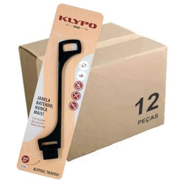 Imagem de NOVO KLYPO MAX Limitador da Abertura de Janelas Basculantes 18 cm Cx. 12 peças (Preto)