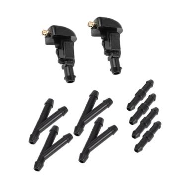 Imagem de Boxonly Conjunto de 1 bocal de lavadora de para-brisa – Compatível com Ford F-150, para Flex, para Taurus X, para Freestyle, para Mercury Montego, OE# 3W7Z17603AA, jato de spray de limpador dianteiro