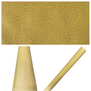 Imagem de Papel de Parede Adesivo 3D Textura Linho - KIT com 5m x 45cm, Efeito Têxtil para Sala, Quarto e Escritório(A133,10M)