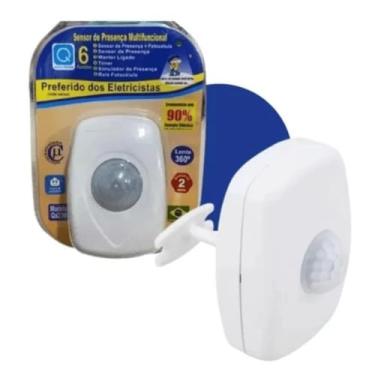 Imagem de Sensor de Presença 360º Microcontrolado QA23M – Qualitronix | Fotocélula Integrada | Economia de Energia | Instalação em Teto | Automação de Iluminação