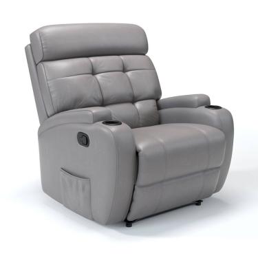 Imagem de Poltrona do Papai Reclinável Manual em Tecido Corino Damie