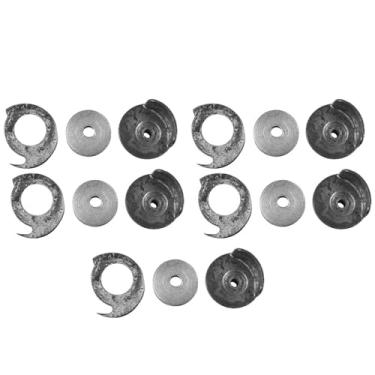 Imagem de MUNEFE SPOOL Shuttle Bobbin Suport, peças de metralhadoras de costura, 5 conjuntos de gabinetes de manobra de sapatos e estojos de bobina para retirada de sapatos de sapatos à mão