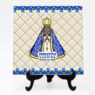 Imagem de Quadro azulejo Nossa Senhora Aparecida Mãezinha 25