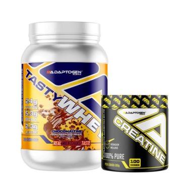 Imagem de Combo Tasty Whey + Creatina Platinum 300g - Adaptogen Science, BANOFFE