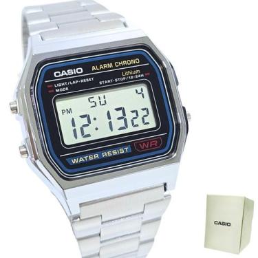 Imagem de Relógio Casio Unissex Vintage Digital Prateado A158WA1DF, Prata