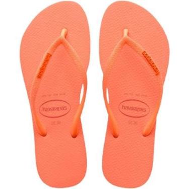 Imagem de Chinelo Havaianas Feminino Slin Glitter Neon - Original-Feminino