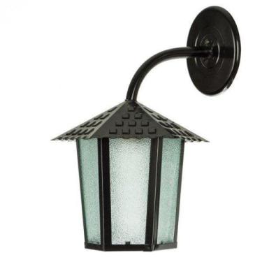 Imagem de Arandela Colonial Sextavada Vidro Pontilhado Blumenau