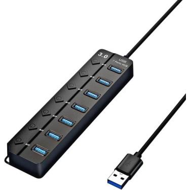 Imagem de Hub USB 3.0 7 Portas - EXBOM