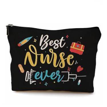 Imagem de Bolsa de cosméticos QGFM Nurse Bags com zíper para estudantes de enfer