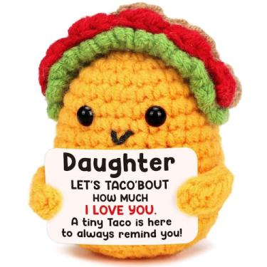 Imagem de Figura de Juguete Jettryran Mini Taco de Crochet Regalo para Hija 7cm