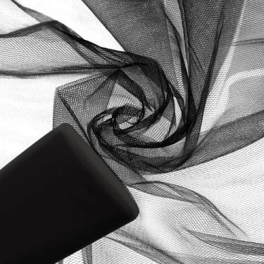 Imagem de Rollo de tul negro de tela 137 cm x 91 m poliéster - Timgle