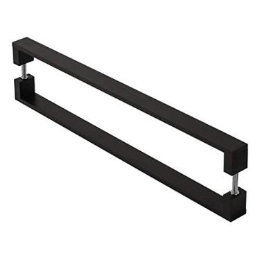 Imagem de Puxador De Porta Pivotante Alumínio Inoxidável Preto 90cm
