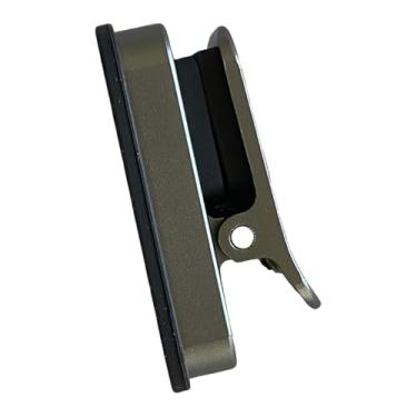 Imagem de UGPLM Clipe para óculos de carrinho de golfe em liga de alumínio para armazenamento seguro de óculos, acessórios multifuncionais portáteis com acolchoamento