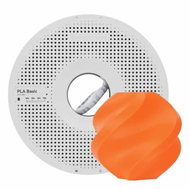 Imagem de Filamento Bambu Lab para Impressora 3D PLA Basico - Orange - Com carretel reutilizável - 1,75mm - 1kg