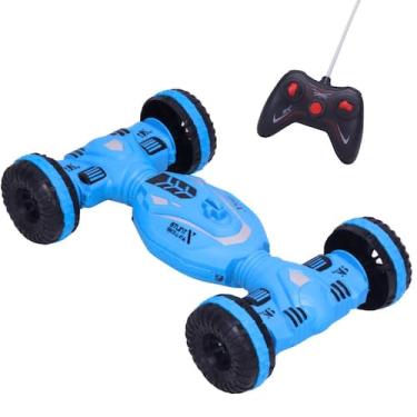 Imagem de Carrinho de Controle Remoto Acrobático Azul 360 - Castela - CASTELA BR