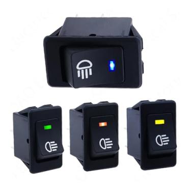 Imagem de Car-Styling 12 V 35 A Interruptor basculante de farol de neblina automático para acessórios de carro de farol de neblina (verde)