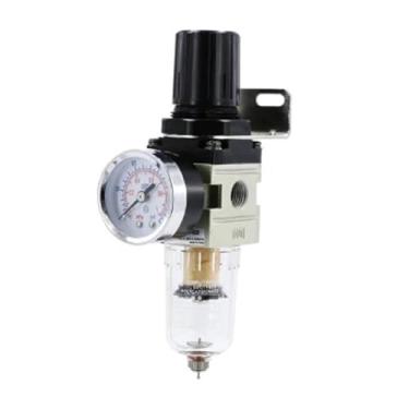 Imagem de 1 peça AW2000-02 1/4 regulador de pressão de ar pneumático separador de óleo-água compressor controlador de filtro de ar regulador regulador regulador (sem peças sobressalentes)
