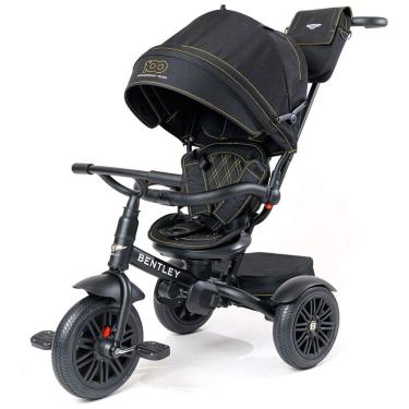 Imagem de Triciclo Infantil 6 em 1, Oficialmente Projetado pela Bentley com Cobertura e Alça para...