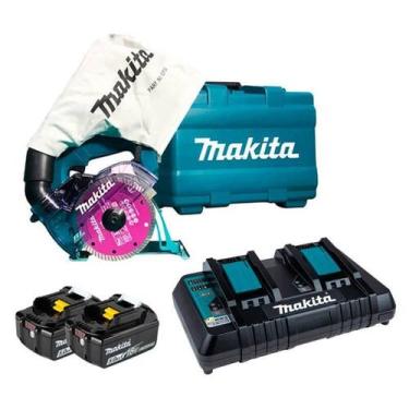 Imagem de Kit Dcc500 2 Baterias 18V Bl1850B Carregador Duplo 127V - Makita