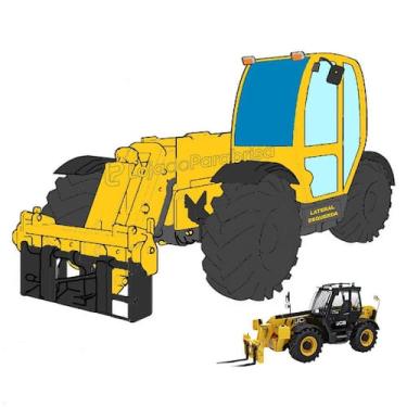 Imagem de Vidro Parabrisa Frontal para Manipulador JCB 535-125 e 540-170