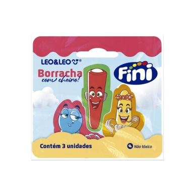 Imagem de Borracha mini Fini com 3 unidades - Leonora