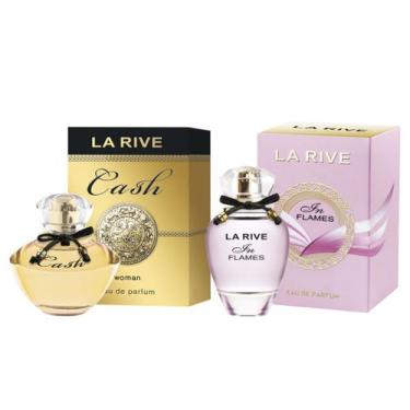 Imagem de Kit Perfume Cash Woman 90ml + In Flames EDP 90ml La Rive