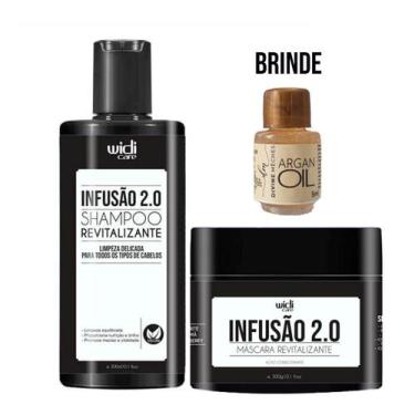 Imagem de Kit Widi Care Infusão 2.0 Shampoo, Máscara + Brinde