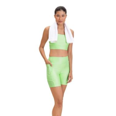 Imagem de Bermuda Live! Allure Adaptiv Feminino - Verde claro