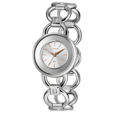 Imagem de Relógio Lince Feminino Ref: Lrm4791l31 S1sx Bracelete Prateado