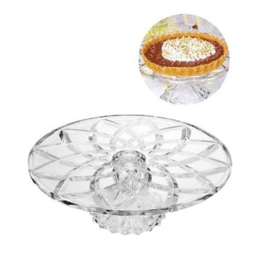 Imagem de Prato para bolo com pé Diamond 30 cm  - LYOR