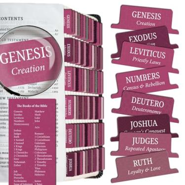 Imagem de Saintilway Productions - Bible Tabs Premium Resistentes a Rasgos – Fácil de aplicar, Laminado para Durabilidade – Antigo e Novo Testamento – Perfeito para todas as Bíblias - Para Mulheres e Homens