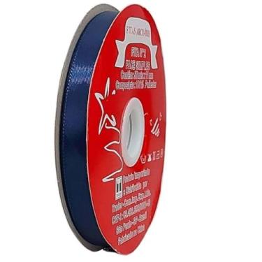 Imagem de Fita de Cetim Trader 10mm N°2 com 50 Metros [COR: COR 116 MARINHO - TAMANHO: 50 METROS]