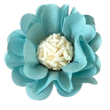 Imagem de 50 Forminhas Flor Doces Finos Super Volume em Papel Especial Tons Verdes (verde menta)