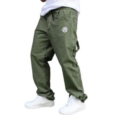 Imagem de Calça Tradicional Reta Cargo VERDE Street Boss-Masculino