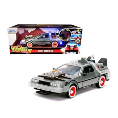 Imagem de Miniatura DeLorean De Volta Para O Futuro 3 C/ Luz 1:24 Jada
