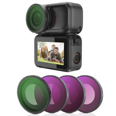 Imagem de Gaekol Conjunto de filtros para DJI Osmo Nano, ND8 ND16 ND32 CPL filtros para acessórios de câmera DJI Osmo Nano, vidro óptico HD multi-revestido de alumínio