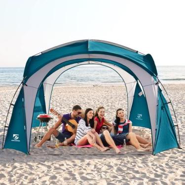 Imagem de Tenda impermeável UPF50+ portátil Shelter UNICAMPER 3,7x3,7m
