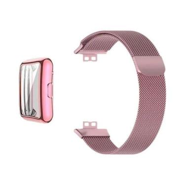 Imagem de Pulseira De Metal Para Huawei Watch Fit 1/2/3/4 Protetor De Tela TPU F
