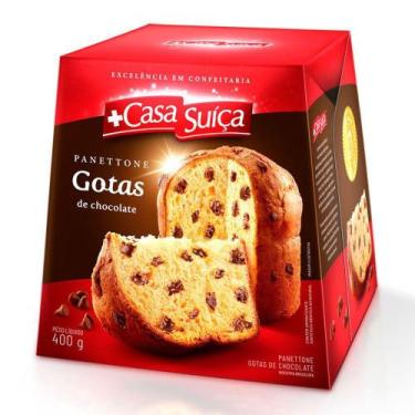 Imagem de Panettone Gotas de Chocolate 400g - Casa Suíça