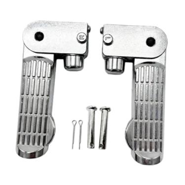 Imagem de Vaveren 2x Apoios para Os Pés de Bicicleta Elétrica Substituição Fácil de Instalar Pedais Práticos Dobráveis