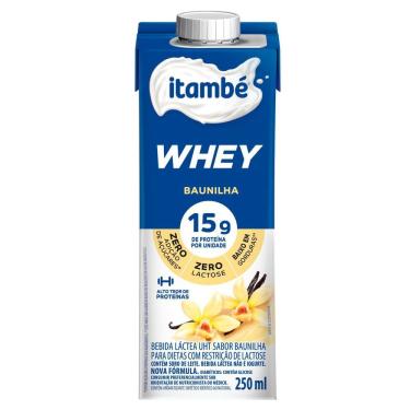 Imagem de Bebida Láctea UHT Itambé Whey com 15g de Proteína Sabor Baunilha 250ml