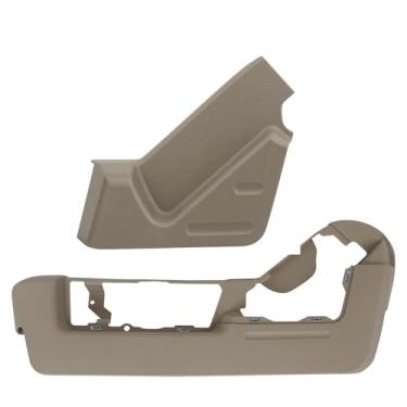 Imagem de TQPONLY Capa de trilho de assento lateral do motorista de carro Camel e capa de dobradiça de assento compatível com Ford & Lincoln