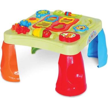 Imagem de Mesa Criativa Didática Bebê Infantil Interativa Mesinha Com Som - MARA