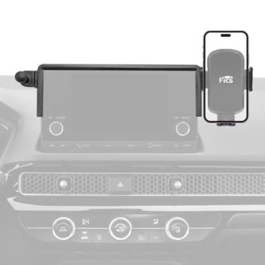 Imagem de FICS Suporte de telefone para carro compatível com Honda Civic 17.8 cm, 22.9 cm Screen 2022, 2023, 2024, 2025, 2026 Model-Year — Montagem de tela central de ajuste personalizado, sem adesivo