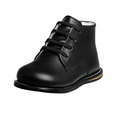 Imagem de Tênis de caminhada unissex Josmo infantil First Walker, Preto, 4 Infant